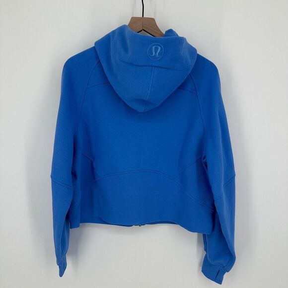 Lululemon hoodie women m/l pool blue scuba oversized full zip active workout nwt - Picture 11 of 11